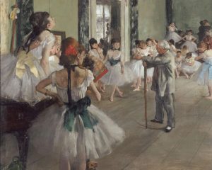 Degas's ballet dancers in unison - a sense of belonging
